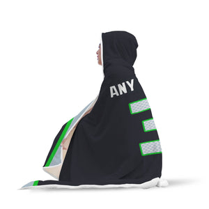 Seattle Seahawks Hooded Blanket - Personalized Any Name & Any Number