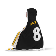 Pittsburgh Steelers Hooded Blanket - Personalized Any Name & Any Number