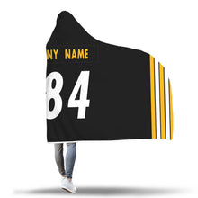 Pittsburgh Steelers Hooded Blanket - Personalized Any Name & Any Number