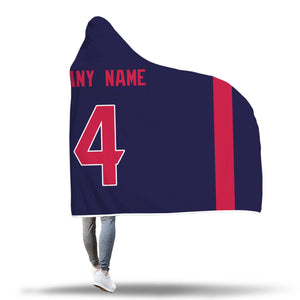 Houston Texans Hooded Blanket - Personalized Any Name & Any Number