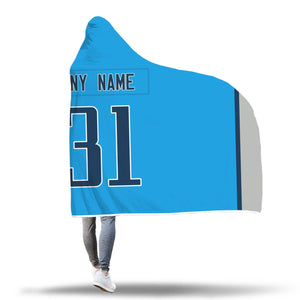 Tennesse Titans Hooded Blanket - Personalized Any Name & Any Number