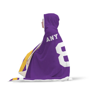 Minnesota Vikings Hooded Blanket - Personalized Any Name & Any Number