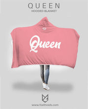 Queen "Pink" Hooded Blanket
