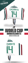 Javier Chicharito Mexico Away Jersey 2018 Hooded Blanket - FIFA World Cup