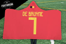 De Bruyne Belgium Home Jersey 2018 Hooded Blanket - FIFA World Cup
