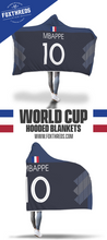 Mbappe France Home Jersey 2018 Hooded Blanket - FIFA World Cup