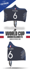 Pogba France Home Jersey 2018 Hooded Blanket - FIFA World Cup