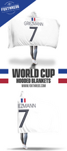 Griezmann France Away Jersey 2018 Hooded Blanket - FIFA World Cup