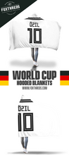 Mesut Ozil Germany Home Jersey 2018 Hooded Blanket - FIFA World Cup