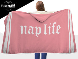 Nap Life Hooded Blanket