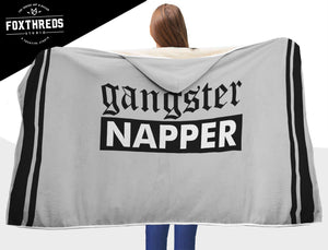 Gangster Napper Hooded Blanket