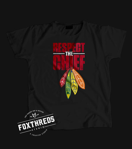 Blackhawks - Respect the Chief T-Shirt