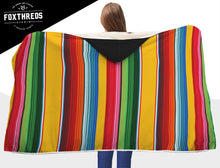Mexican Sunrise Hooded Blanket