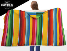 Mexican Sunrise Hooded Blanket