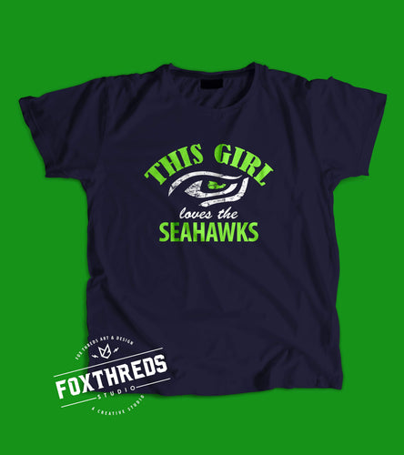 This Girl Loves the Seahawks T-Shirt