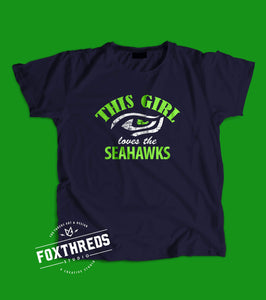 This Girl Loves the Seahawks T-Shirt